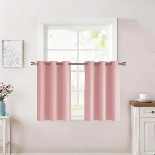 Vista 59 de RYB HOME - Cortinas para armario de 36 pulgadas, cortinas para oscurecer la habitación con ojales resistentes a la oxidación, cortinas de Aqua
