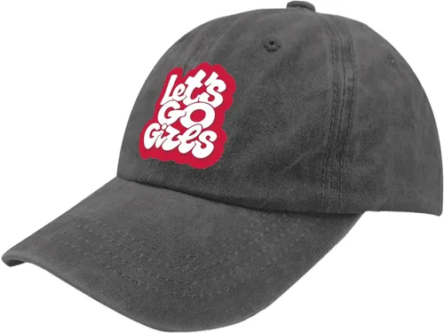 Vista 2 de Dad Hat Let's go Girls Baseball Cap for Men Vintage Denim Dad Hats Adjustable
