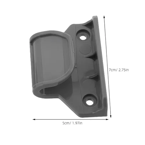 Vista 2 de Kit de accesorios de repuesto de extensiones retráctiles para puertas con accesorios perforados, piezas de puerta de seguridad de plástico