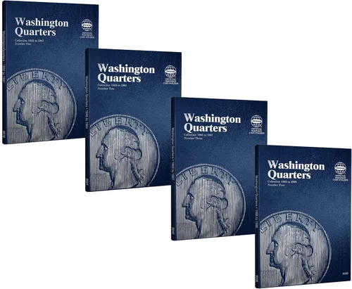 Vista 21 de Whitman Tablero Compacto para Coleccionista de Monedas - Mapa de Monedas de Estados Unidos, Serie de Cuartos de Moneda de 1999 – 2009 incluyendo DC