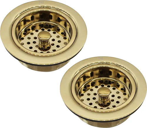 Vista 9 de Westbrass D214-12A - Colador grande para fregadero de cocina de 3-1/2 pulgadas, bronce antiguo