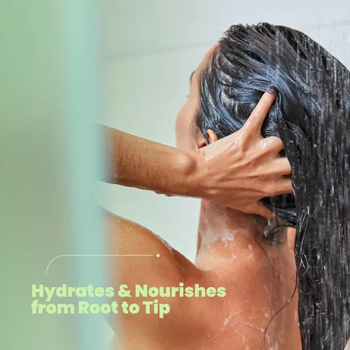 Vista 5 de ANYELUZ Champú capilar de aloe vera, limpiador de cuero cabelludo de limpieza profunda, fórmula de fortalecimiento de biotina, control de grasa