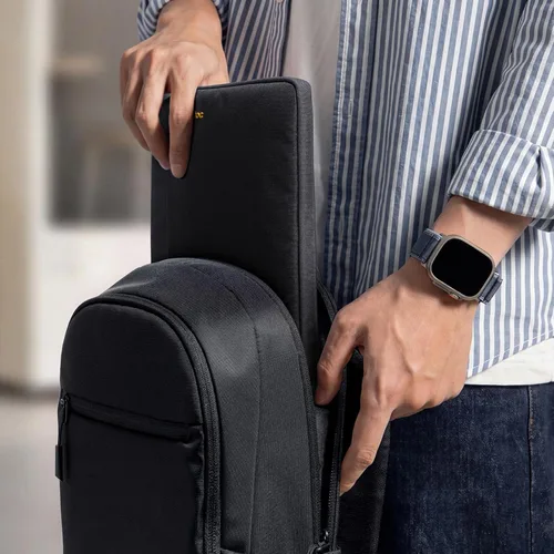 Vista 10 de tomtoc Funda delgada de ajuste personalizado para MacBook Neo A18 Pro A3404 de 13 pulgadas, resistente al agua, con bolsillo para accesorios Funda