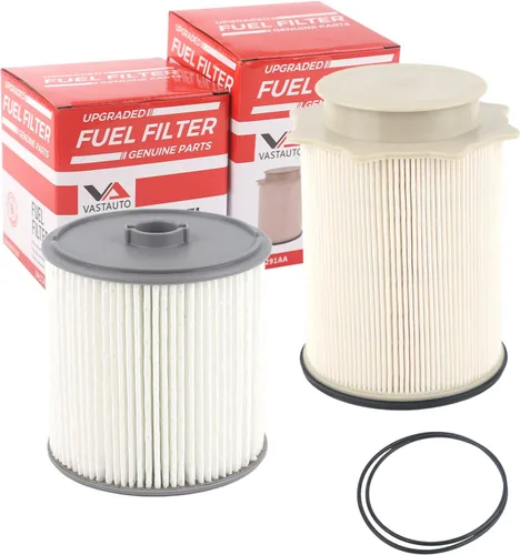 Vista 6 de Juego de separadores de agua con filtro de combustible Cummins 6.7 para Dodge Ram 2500 3500 4500 5500 6.7L Diesel Turbo Motores 68436631AA