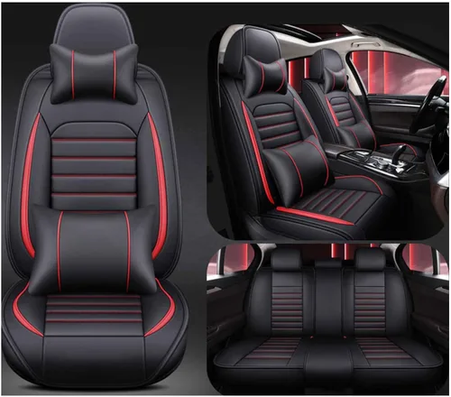 Vista 10 de Car Seat Cover Waterproof Full Set Leather, for Opel Astra H J G Mokka Insignia Cascada Corsa Adam Ampera Andhra Zafira, Leather 5-Seat Car Seat