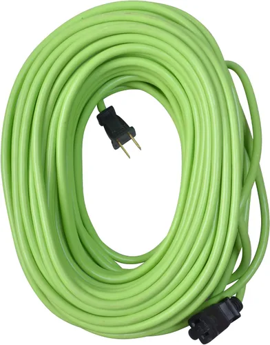 Vista 5 de LawnMaster MEB1216K - Cortacésped eléctrico de 16 pulgadas, 12 amperios, y Yard Master 9940010, cable de extensión de 120 pies, ligero