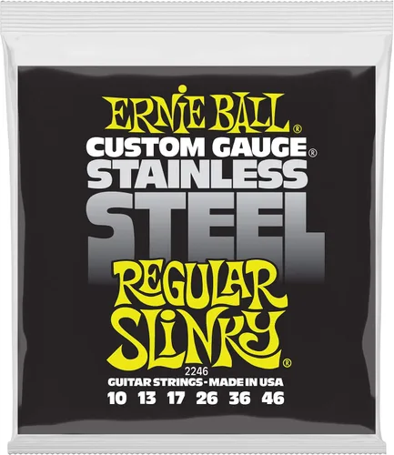 Vista 5 de Ernie Ball Extra Slinky - Cuerdas de guitarra eléctrica de acero inoxidable, calibre 8-38 (P02249)