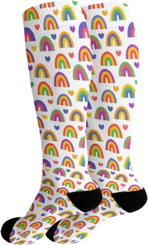 Vista 2 de devor Womens Dress Socks Boot Women Socks Cotton Dress Sock Fashion lesbian gay gay pride bi pride Sock