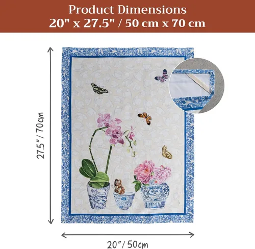 Vista 7 de Maison d' Hermine - Paños de cocina de 100% algodón, paños de cocina absorbentes para el hogar, cocina, comedor, cócteles y campamento, Canton