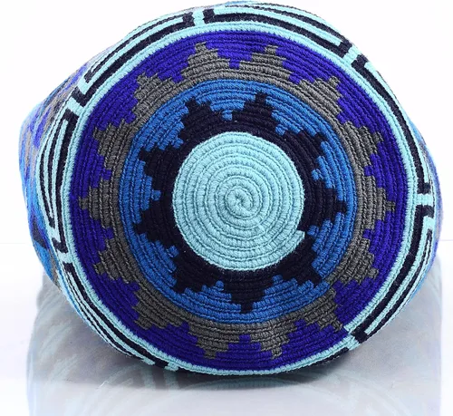 Vista 4 de WYOU Designer Collection, Handwoven Hobo Bucket Bag in Wayuu Crochet