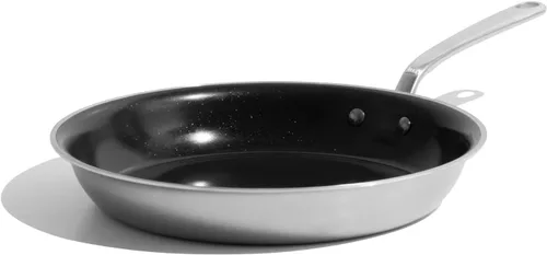 Vista 19 de Made In Utensilios de cocina CeramiClad 2.0 - Sartén antiadherente de 10 pulgadas (mango inoxidable), revestimiento de acero inoxidable de 5 capas