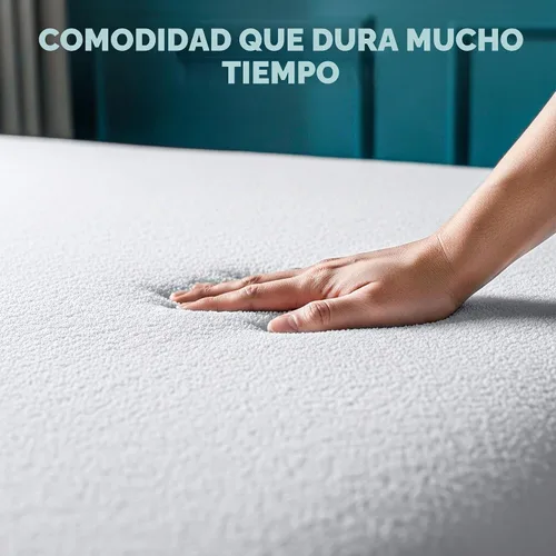Vista 5 de Utopia Bedding - Protector de colchón de doble cara con parte superior de rizo impermeable y paneles laterales de rizo tamaño Twin XL, funda