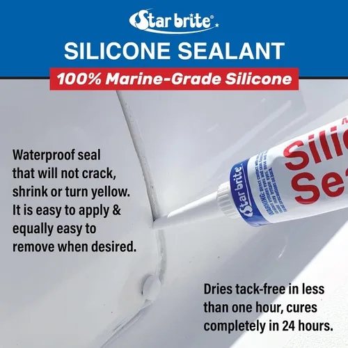 Vista 4 de STAR BRITE Sellador de Silicona Negro 2.8 OZ. (082103)