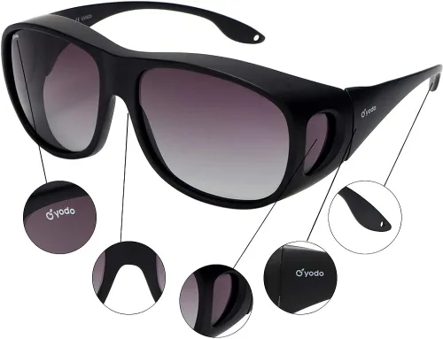 Vista 4 de yodo Gafas de sol con lentes polarizadas para hombres y mujeres