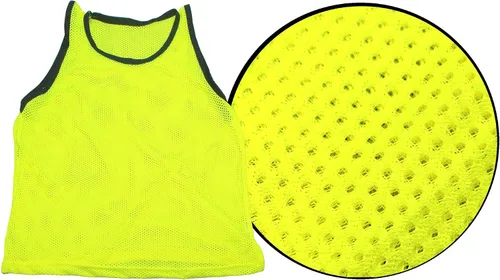 Vista 7 de BlueDot Trading Adult & Youth Scrimmage Training Vests for Soccer, Basketball & More – Available in 1, 6, 12, 24 Packs Amarillo