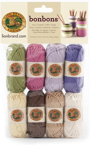 Vista 15 de Lion Brand Yarn Paquete de hilo BonBons Brights