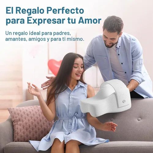 Vista 8 de Almohada de rodilla para dormir de lado, almohada grande y cómoda de espuma viscoelástica para dormir de lado, correa ajustable, almohada