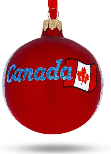 Vista 7 de CN Tower, Toronto, Canadá, bola de cristal adorno de Navidad 3.25 pulgadas