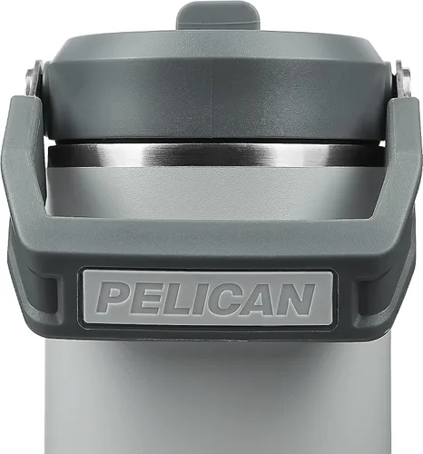Vista 8 de Pelican Hydration Pelican Pacific™ - Vaso aislado al vacío de 26 onzas, acero inoxidable reciclado de doble pared de viaje con doble tapa, botella
