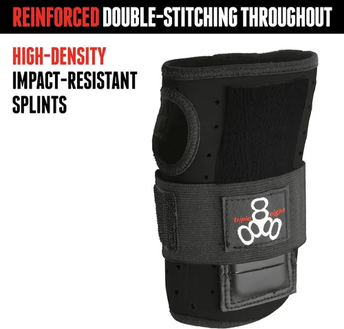 Vista 3 de Triple Eight RD Wristsaver - Muñequeras para Roller Derby y Skateboarding (1 par)