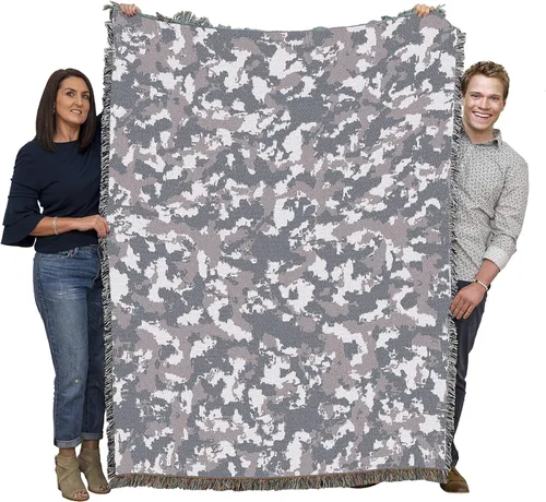 Vista 17 de Pure Country Weavers Manta de edredón – Nueve parches de flores – Patrones de regalo de jardín con hojas florales de regazo cuadrado tejido