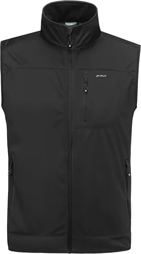 Vista 2 de Willit Chaleco de golf para hombre, chaleco ligero softshell, ropa de abrigo, chaqueta sin mangas, senderismo, correr, casual