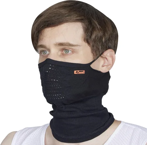 Vista 5 de Polaina de cuello de enfriamiento Tightend para hombres y mujeres, doble cara transpirable, cubierta de protección solar UV, A6X