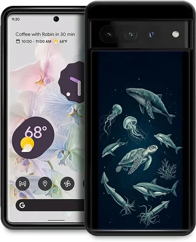 Vista 14 de CARLOCA Funda compatible con Google Pixel 4A 5G, diseño gráfico de moda, a prueba de golpes, antiarañazos, protección contra caídas, para Google