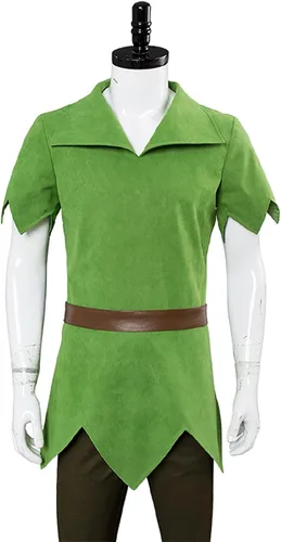 Vista 3 de Disfraz de Peter Pan para elfo, disfraz de Halloween para hombres y mujeres
