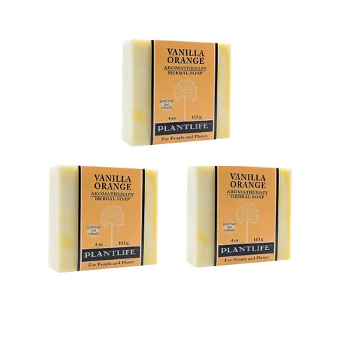 Vista 35 de Plantlife Ambrosia - Jabón hidratante y calmante para tu piel, hecho a mano con ingredientes a base de plantas, hecho en California en barra de 4