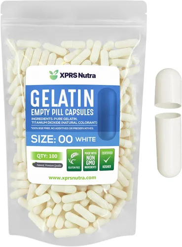 Vista 8 de XPRS Nutra Cápsulas vacías tamaño 00 – 100 cápsulas vacías de gelatina – Pastillas de relleno de cápsulas de bricolaje – Cápsulas de gel rellenables