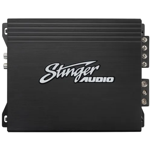 Vista 2 de STINGER Audio MT-700.1V2 Monoblock de 700 Watts RMS Amplificador de Subwoofer Compacto para Audio de Coche con Control Remoto, Botón de Graves