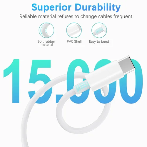 Vista 4 de Cable adaptador de 30 pines a USB C para iPhone, iPad, iPod, cable de datos de nueva generación, cable de carga de USB C a conector de base