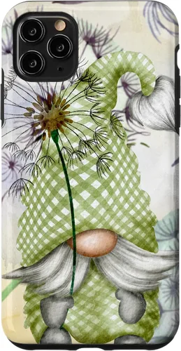 Vista 13 de Cute Gnome Dandelion Flower Pattern for Women Mom Aesthetic Case for iPhone 17