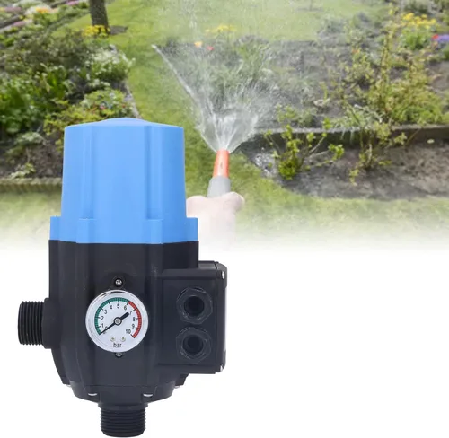 Vista 5 de Interruptor de control de presión, controlador automático inteligente de bomba con protección de funcionamiento seco para bombas de jardín ABS IP65