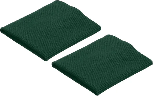 Vista 33 de MECCANIXITY Puños elásticos con bordes acanalados de 4 x 3.5 pulgadas, tela de algodón, cinta elástica para coser, color negro, 1 par
