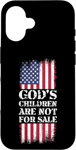 Vista 32 de God's Children are Not for Sale Funny Quote God's Children Case for iPhone 17