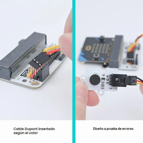 Vista 6 de ELECFREAKS Microbit Smart Home Kit Micro:bit Sensor Starter Kit Pulpo Series Sensor, kit de programación DIY con módulos electrónicos
