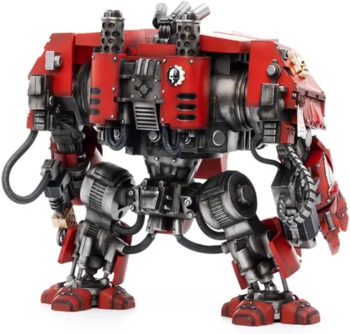 Vista 3 de Joytoy Warhammer 40K Figuras de acción a escala 1/18 Joy Toy Figura de modelo de mecha Blood Angels Furioso Dreadnought Hermano Samel