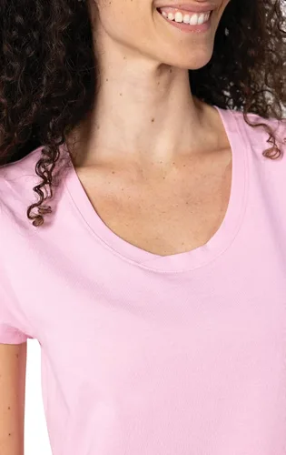 Vista 3 de PajamaGram Pijama de algodón para mujer - Conjunto de pijama capri para mujer, 100% algodón