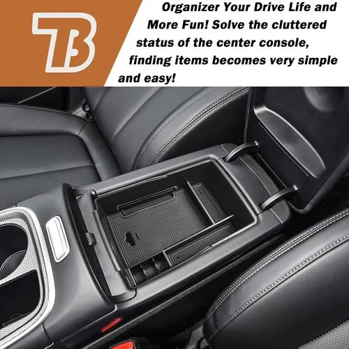 Vista 5 de TACORBO Organizador de Consola Central Compatible con Hyundai Santa Fe 2021 2022 2023 y Santa Fe SEL 2022 2023 Accesorios Caja de Almacenamiento