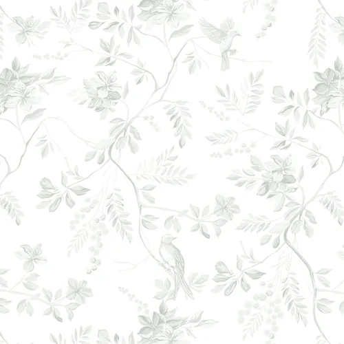 Vista 11 de Dimoon Papel tapiz floral de 78.7 x 16.1 pulgadas, papel de contacto negro grueso, papel tapiz grueso, papel tapiz delicado impermeable, hoja verde