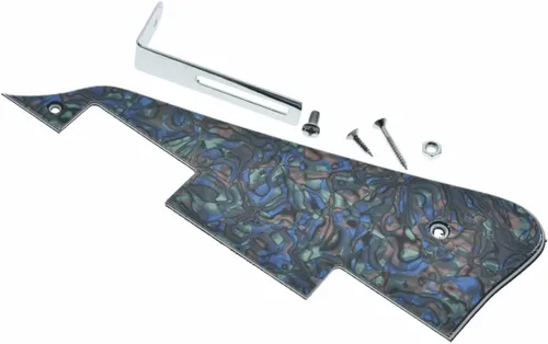 Vista 33 de Dopro Golpeador de guitarra LP con perla de abalone y soporte negro para Epi Les Paul