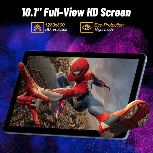 Vista 6 de JUNYANG Tablet, Android 15 Tablets de 10.1 pulgadas con Octa-Core, 12GB+128GB+ 2TB ampliable, Tablet PC de pantalla táctil HD grande para adultos