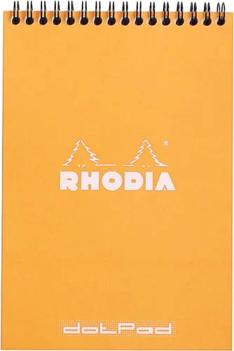 Vista 11 de Rhodia Bloc de notas encuadernado con alambre, A4, punto - negro (185039C)