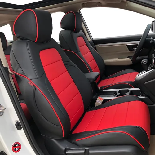 Vista 12 de EKR Fundas de asiento de coche para Honda CRV 2015-2016 Juego completo de Negro (Black)