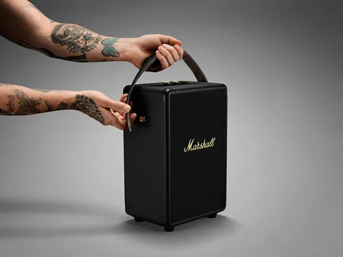 Vista 4 de Marshall Tufton - Altavoz Bluetooth portátil, negro y latón