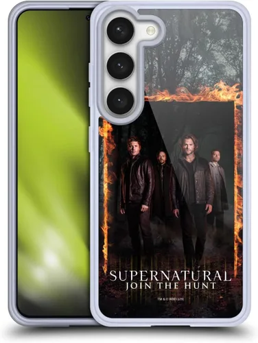 Vista 70 de Head Case Designs Supernatural Sam, Dean & Castiel Key Art - Funda de gel con licencia oficial [protección de grado militar] compatible con Google