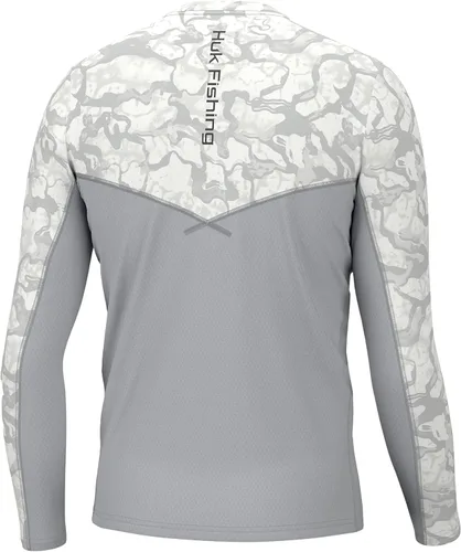 Vista 2 de HUK Camisa de pesca de manga larga Icon X Pattern para hombre