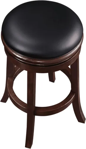 Vista 4 de Boraam Taburete giratorio sin espalda, 29" altura de barra, negro/capuchino Negro/Cappuccino